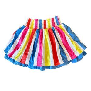 SEED HERITAGE Rainbow Stripe Skirt Girls 3-4 3T 4T Multicolor Twirl Toddler Girl